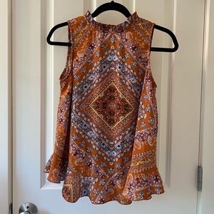 Multicolored wide strap tank top / Target brand